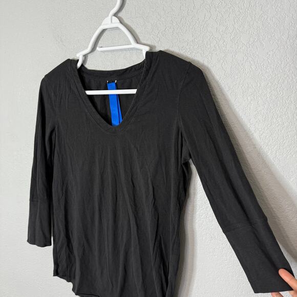 Kit and Ace Cotton Cashmere Top Black Size 6 - Picture 3 of 7